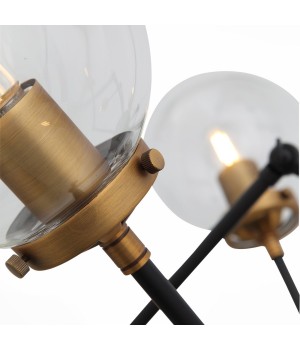 SL234.402.08 Люстра потолочная ST-Luce Черный, Золото/Прозрачный E27 8*40W (из 2-х коробок) VARIETA-foto15