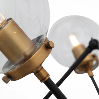 SL234.402.08 Люстра потолочная ST-Luce Черный, Золото/Прозрачный E27 8*40W (из 2-х коробок) VARIETA-foto15