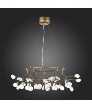 SL411.233.45 Люстра подвесная ST-Luce Золотистый/Прозрачный G4 45*1,5W RICCARDO-foto6