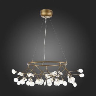 SL411.233.45 Люстра подвесная ST-Luce Золотистый/Прозрачный G4 45*1,5W RICCARDO-foto6