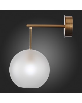 SL1133.501.01 Бра ST-Luce Латунь/Белый E27 1*40W BOPONE-foto12