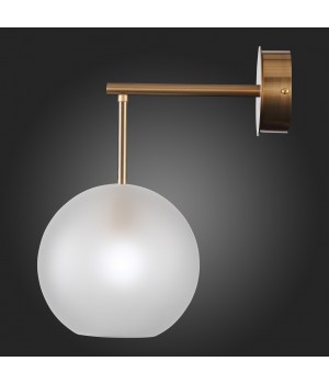 SL1133.501.01 Бра ST-Luce Латунь/Белый E27 1*40W BOPONE-foto12