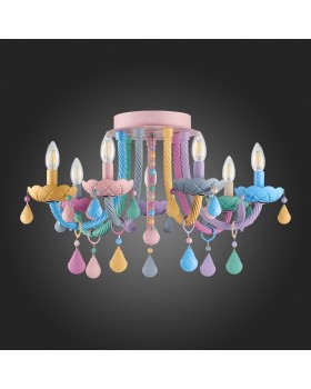 SL1700.782.07 Люстра потолочная ST-Luce Разноцветный E14 7*40W FIATA-foto8