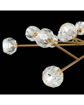 SL1166.303.18 Светильник подвесной ST-Luce Латунь/Прозрачный G9 LED 18*5W ROMANO-foto6