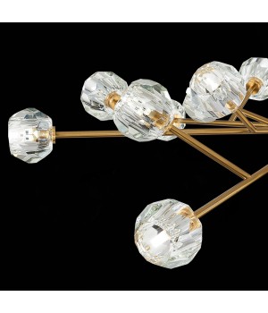 SL1166.303.18 Светильник подвесной ST-Luce Латунь/Прозрачный G9 LED 18*5W ROMANO-foto6