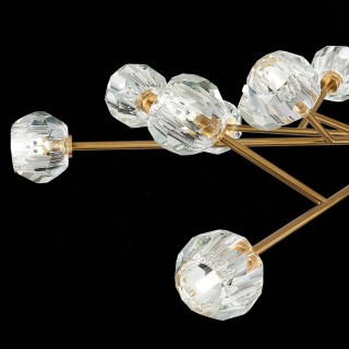 SL1166.303.18 Светильник подвесной ST-Luce Латунь/Прозрачный G9 LED 18*5W ROMANO-foto6