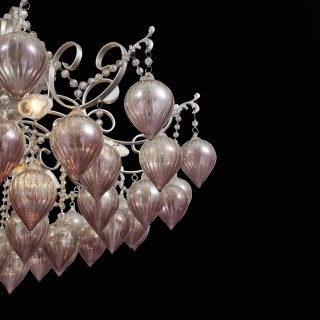 SL659.202.09 Люстра потолочная ST-Luce Шампань/Коньяк E14 9*40W FRUTTI-foto7