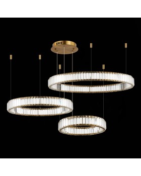 SL1622.313.03 Люстра подвесная ST-Luce Латунь/Прозрачный LED 1*122W 4000K TIVOLI-foto4