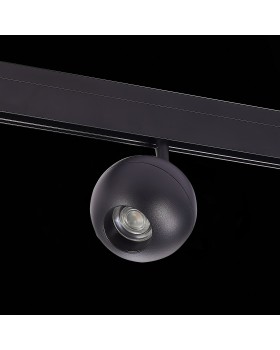 ST354.446.12 Магнитный трековый светильник Черный LED 1*12W 4000K 680Lm Ra>80 36° IP20 L120xW100xH195 48V BOLE-foto5