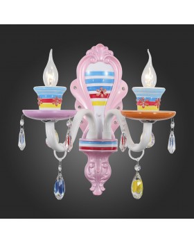 SL673.781.02 Бра ST-Luce Разноцветный/Разноцветный E14 2*40W ORNATO-foto7