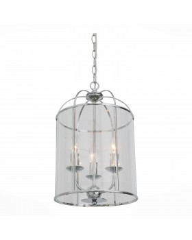 SL267.103.03 Люстра подвесная ST-Luce Хром/Прозрачный E14 3*40W ODIERNO-foto2