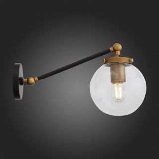 SL234.411.01 Бра ST-Luce Черный, Золото/Прозрачный E27 1*40W VARIETA-foto6