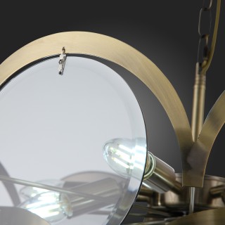 SL1161.373.09 Люстра подвесная ST-Luce Бронза/Дымчатый E14 9*60W FAZIA-foto4