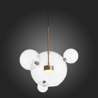 SL1133.203.01 Светильник подвесной ST-Luce Латунь/Прозрачный LED 1*14W 3000K BOPONE-foto9