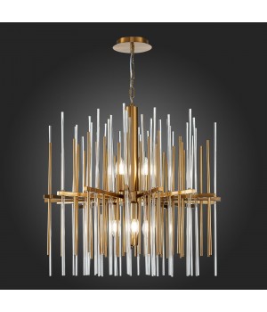 SL1628.303.08 Люстра подвесная ST-Luce Латунь/Прозрачный, Латунь E14 8*40W TERAMO-foto5