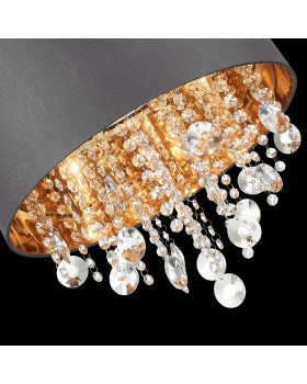 SL1350.703.04 Светильник подвесной ST-Luce Хром/Серый, Золотистый, Прозрачный E14 4*40W LACCHIA-foto6