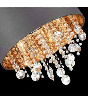 SL1350.703.04 Светильник подвесной ST-Luce Хром/Серый, Золотистый, Прозрачный E14 4*40W LACCHIA-foto6