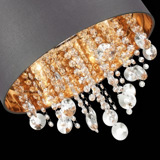 SL1350.703.04 Светильник подвесной ST-Luce Хром/Серый, Золотистый, Прозрачный E14 4*40W LACCHIA-foto6