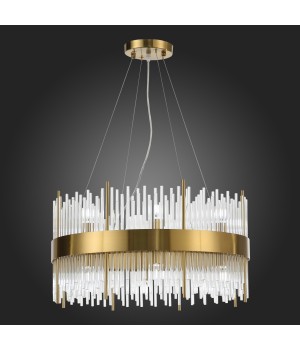 SL1158.303.16 Люстра подвесная ST-Luce Латунь/Латунь, Прозрачный G9 16*5W NITIDO-foto5