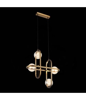 SL1201.203.04 Светильник подвесной ST-Luce Бронзовый/Коньячный G9 4*5W CIRCONO-foto9