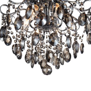 SL846.102.06 Люстра подвесная ST-Luce Темный хром/Тонированный черный E14 6*40W ORECCHINI-foto14