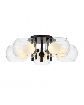 SL1483.402.05 Светильник потолочный ST-Luce Черный/Прозрачный, Белый G9 5*5W ELLETO-foto2