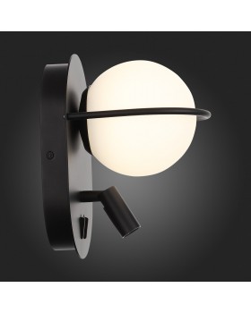 SL395.411.02 Бра ST-Luce Черный/Белый LED 1+1*8+3W 4000K DONOLO-foto4