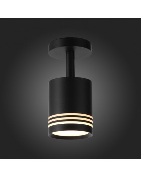ST101.412.05 Светильник потолочный Черный LED 1*5W 3000K 390Lm Ra>80 120° D68xH140 170-240V CERIONE-foto9