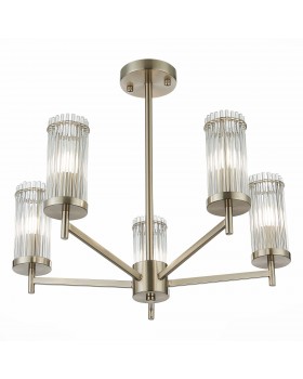 SL1233.102.05 Люстра потолочная ST-Luce Никель/Прозрачный E14 5*60W BITONTO-foto3