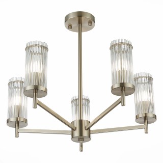 SL1233.102.05 Люстра потолочная ST-Luce Никель/Прозрачный E14 5*60W BITONTO-foto3