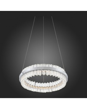 SL383.103.01 Светильник подвесной ST-Luce Хром/Хром, Прозрачный LED 1*34W 3000K CHERIO-foto3