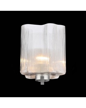 SL117.101.01 Бра ST-Luce Серебристый/Прозрачный E27 1*60W ONDE-foto4