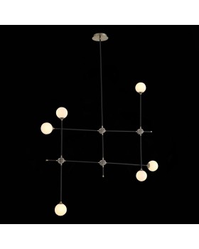 SL429.403.06 Светильник подвесной ST-Luce Черный, Золото/Белый G9 6*5W BASTONCINO-foto4
