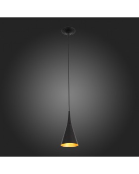 SL874.423.01 Подвес ST-Luce Черный/Черный, Золото E27 1*40W GOCCE-foto5