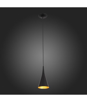 SL874.423.01 Подвес ST-Luce Черный/Черный, Золото E27 1*40W GOCCE-foto5