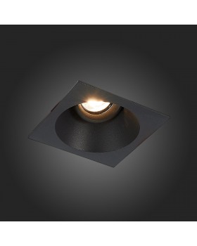 ST207.418.01 Св-к встр. Мат. черный GU10 1*50W L103xW103xH52 220V Без ламп GROSI-foto3