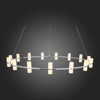 SL799.103.15 Люстра подвесная ST-Luce Хром/Белый LED 15*4W 3200K CILINDRO-foto9