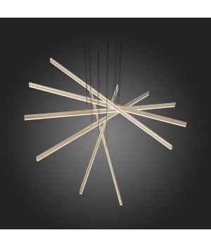 SL394.223.06 Светильник подвесной ST-Luce Матовое золото/Белый LED 6*16,6W 4000K BASONI-foto12