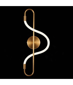 SL6102.301.10 Светильник настенный ST-Luce Латунь/Белый LED 1*10W 4000K Sagrato-foto4