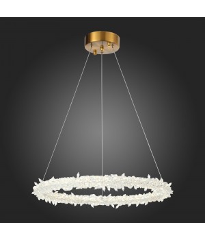 SL6105.203.01 Люстра подвесная ST-Luce Золотистый/Прозрачный LED 1*58W 3000 - 6500K Lucchero-foto7