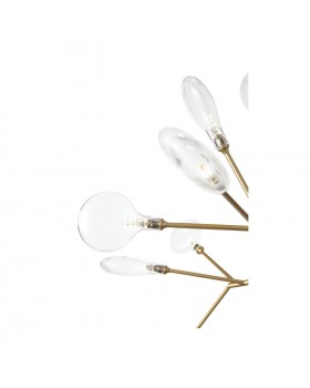 SL411.205.27 Торшер ST-Luce Золото/Прозрачный G4 27*3W RICCARDO-foto2