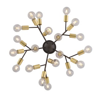 SL437.402.20 Люстра потолочная ST-Luce Золотистый,Черный E27 20*60W FOGLIONE-foto2