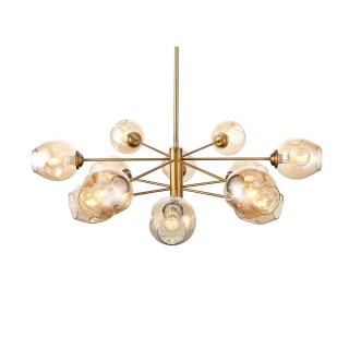 SL1500.203.12 Светильник подвесной ST-Luce Золотистый/Янтарный E14 12*40W FOVIA-foto12