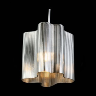 SL117.703.01 Светильник подвесной ST-Luce Серебристый/Дымчатый E27 1*60W ONDE-foto6