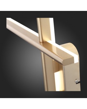 SL394.201.02 Светильник настенный ST-Luce Матовое золото/Белый LED 2*10W 4000K BASONI-foto3