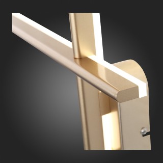 SL394.201.02 Светильник настенный ST-Luce Матовое золото/Белый LED 2*10W 4000K BASONI-foto3