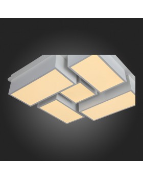 SL934.502.05 Люстра потолочная ST-Luce Белый/Белый LED 5*10W 3000K/4000K/6000K MECANO-foto3