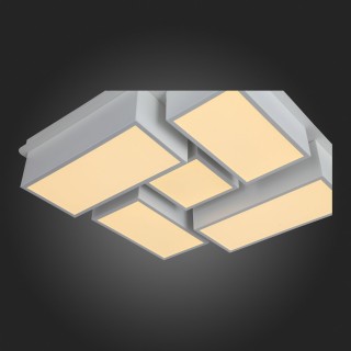 SL934.502.05 Люстра потолочная ST-Luce Белый/Белый LED 5*10W 3000K/4000K/6000K MECANO-foto3