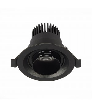 ST701.448.07 Св-к встр. Zoom Черный LED 1*7W 4000K 560Lm Ra 15°-60° IP20 D90xH65 170-240V ST701-foto3