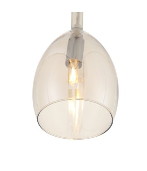 SL373.313.01 Подвес ST-Luce Хром/Янтарный G9 1*5W BRICHERE-foto2